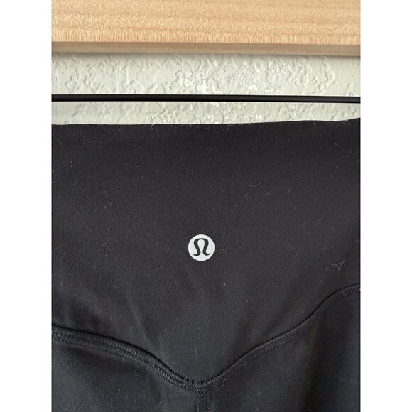 Lululemon Align High Rise Cropped Jogger W/Pockets Black Nulu Yoga Activewear 4 - Picture 9 of 10